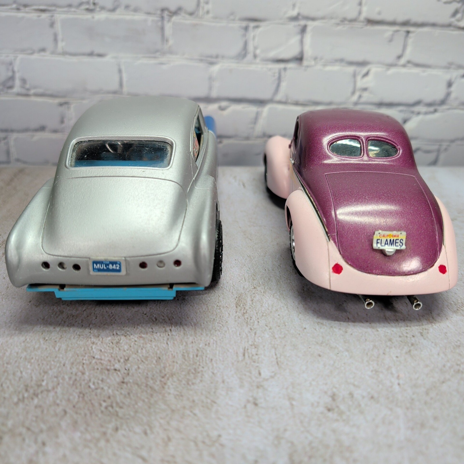 Built Custom Hot Rod Model Car Lot Willys Coupe & Chevy Drag Style