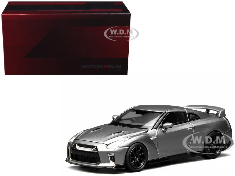 2020 NISSAN GT-R (R35) TRACK ED NISMO RHD DARK METAL GRAY 1/64 MOTORHELIX M63515