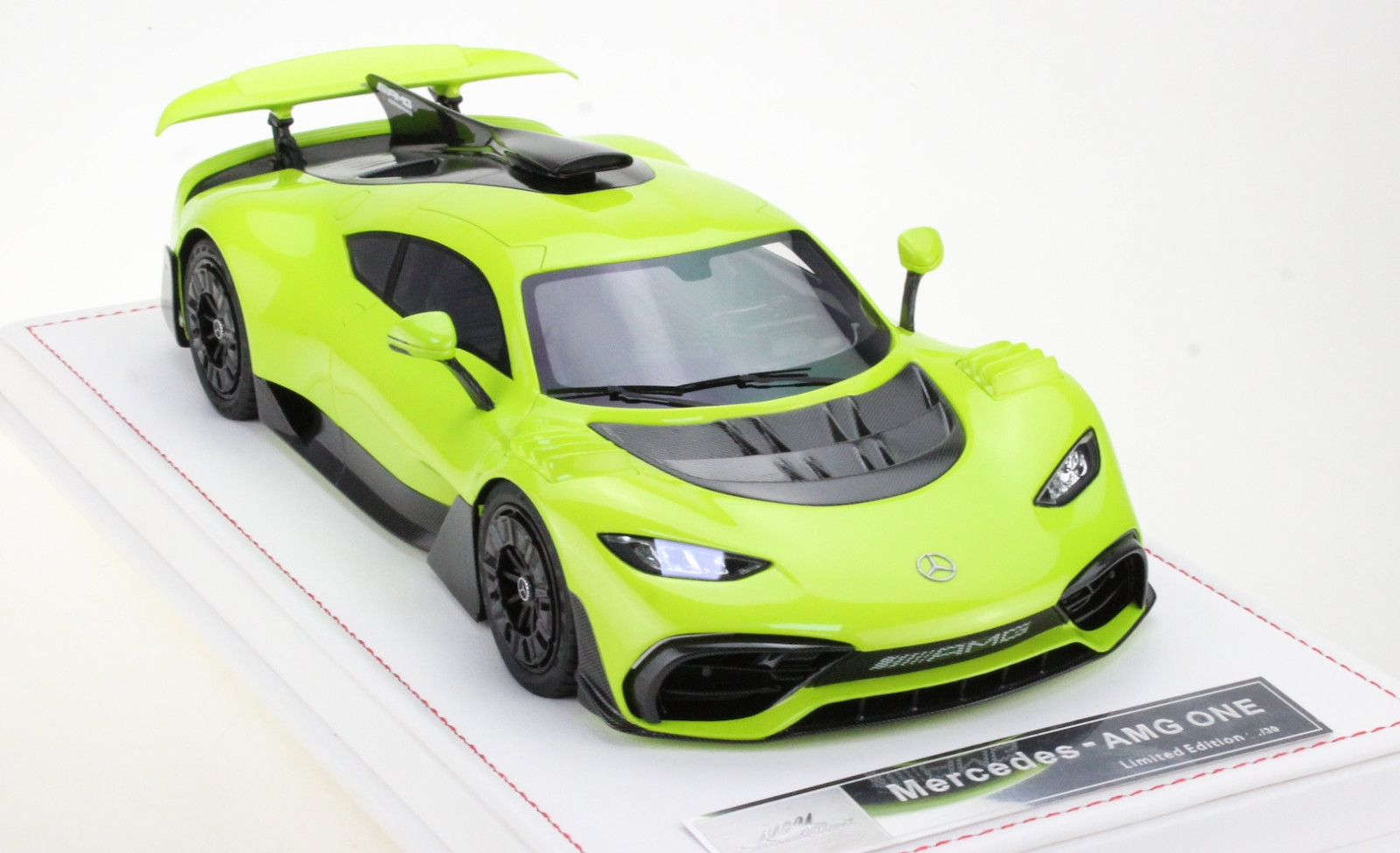 1/18 Ivy Models Mercedes Benz AMG one in bright Green Leather Base LAST ONE