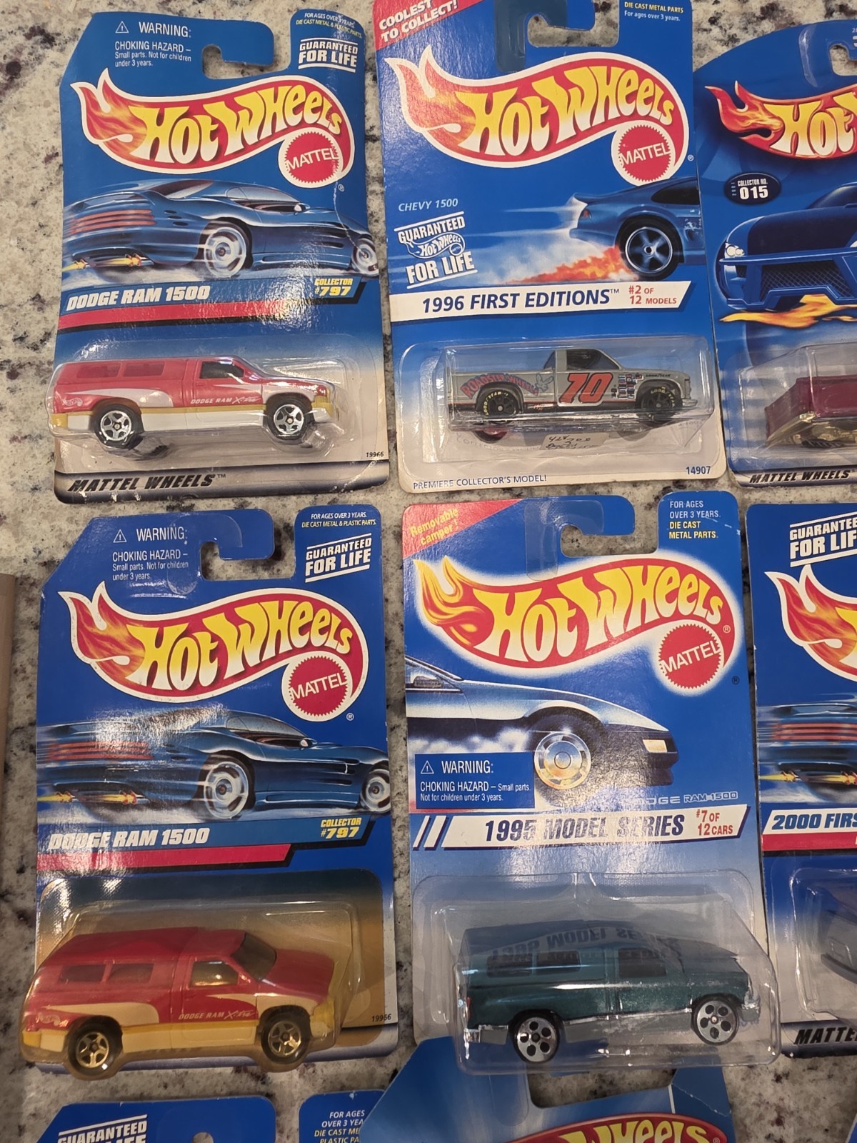 Hot Wheels Truck Lot of 20 Dodge Ram Chevy Nissan Ford Pickup Silverado