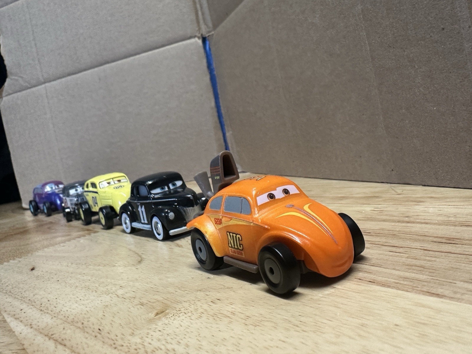 Disney Pixar Cars Diecast Lot of 5 Vintage Classic Racers 1:55 Mattel Authentic