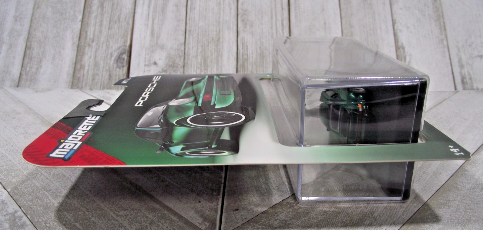 Majorette Dark Green 1975 Porsche 930 Turbo W/Display Case