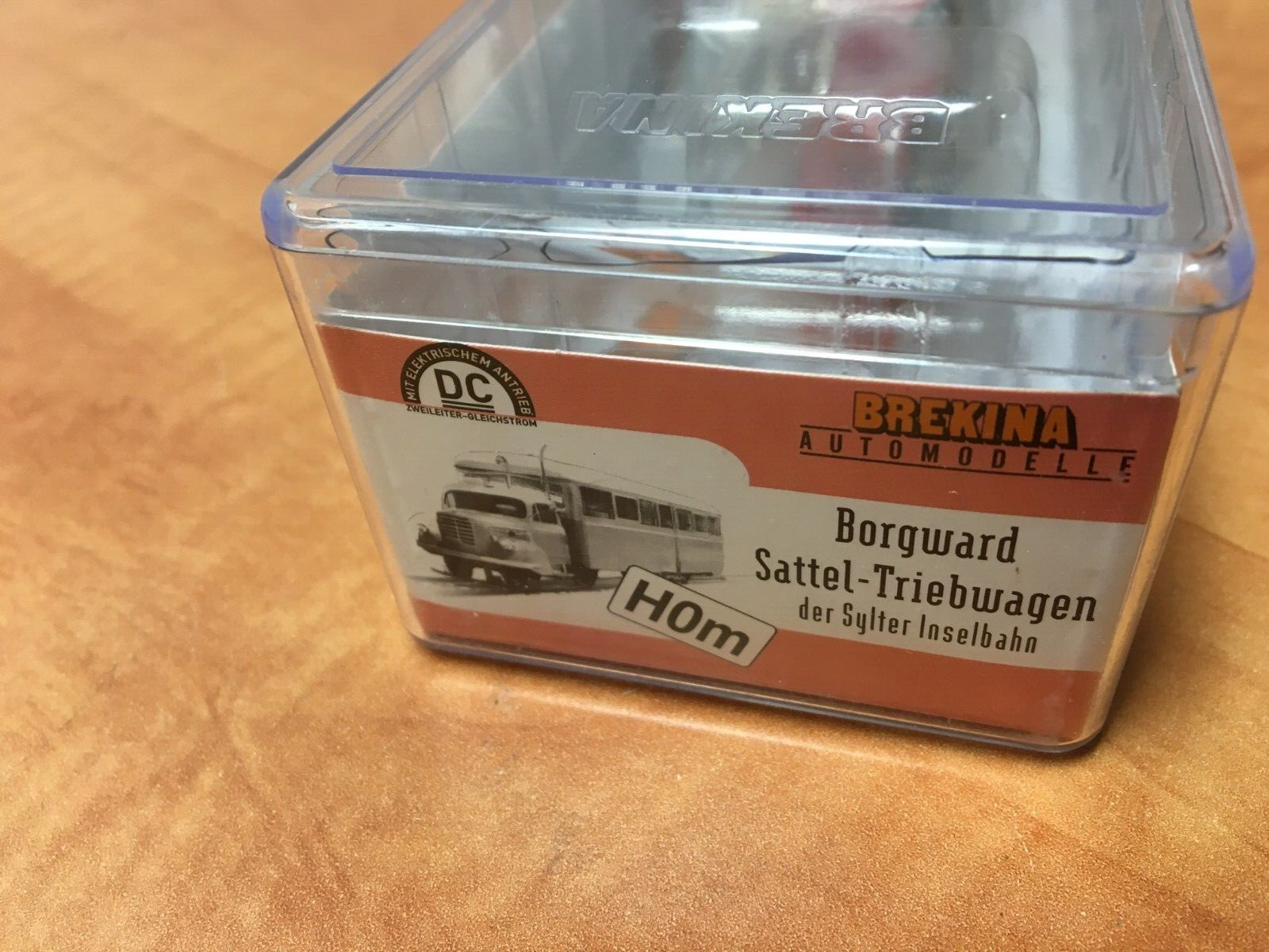 BREKINA 64210 HO Saddle Railcar Borgward Sattel Triebwagen DC HOm in case