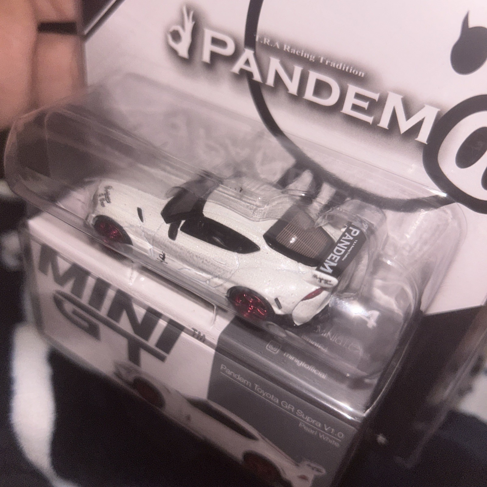 Mini GT #424 Pandem Toyota GR Supra V1.0 Pearl White