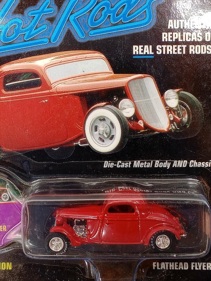 Johnny Lightning Hot Rods Collector No. 21 Flathead Flyer Red 1:64 Scale