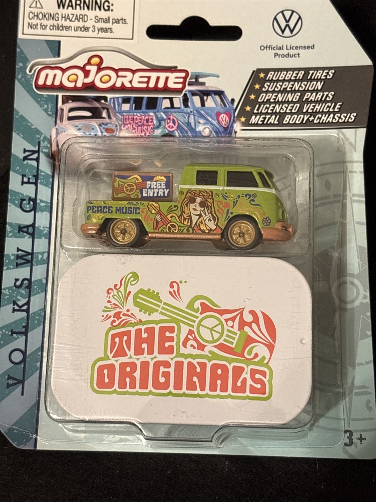 2023 Majorette ‘The Originals’ “Volkswagen T1” with Metal Storage Case, Unopened
