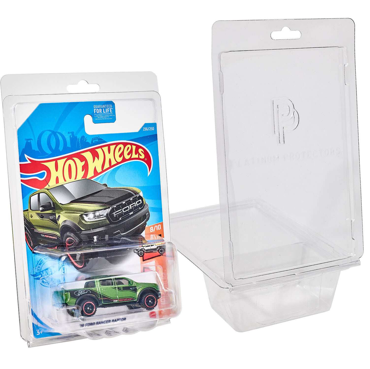 Platinum Protectors Case for Hot Wheels Mainline and Matchbox Cars Bundle Packs