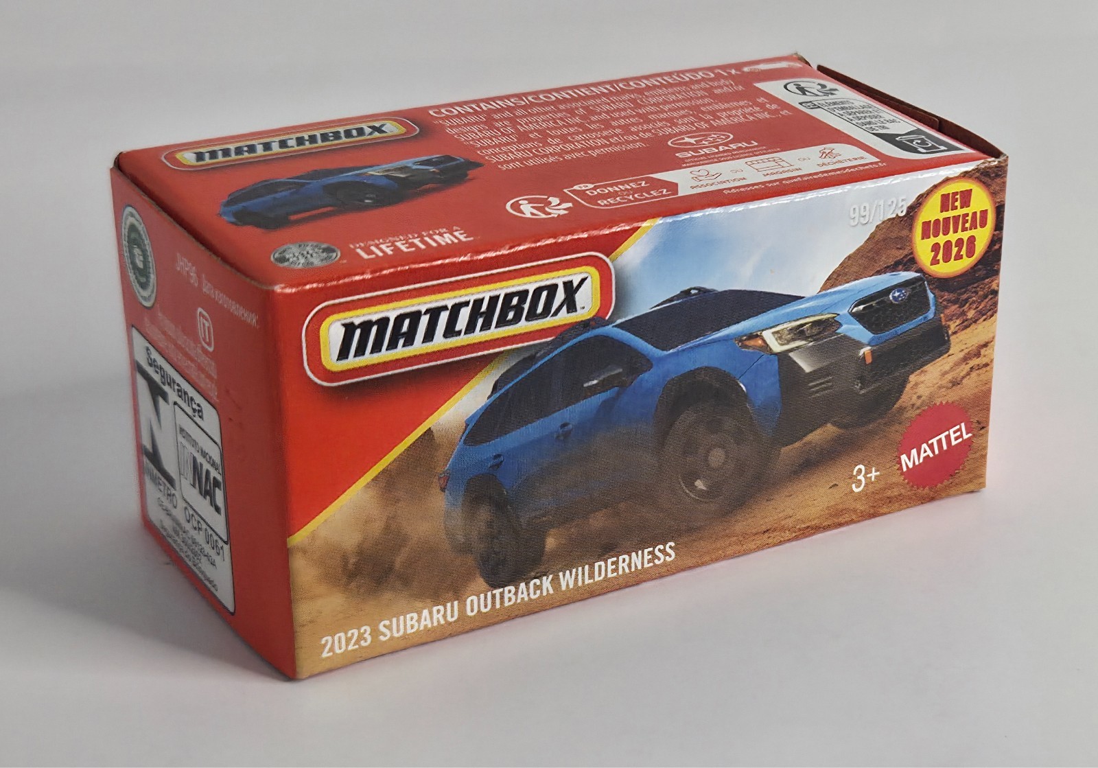 2023 Subaru Outback Wilderness 99/125 Matchbox 2026 POWER GRABS JHP96 NEW 2026