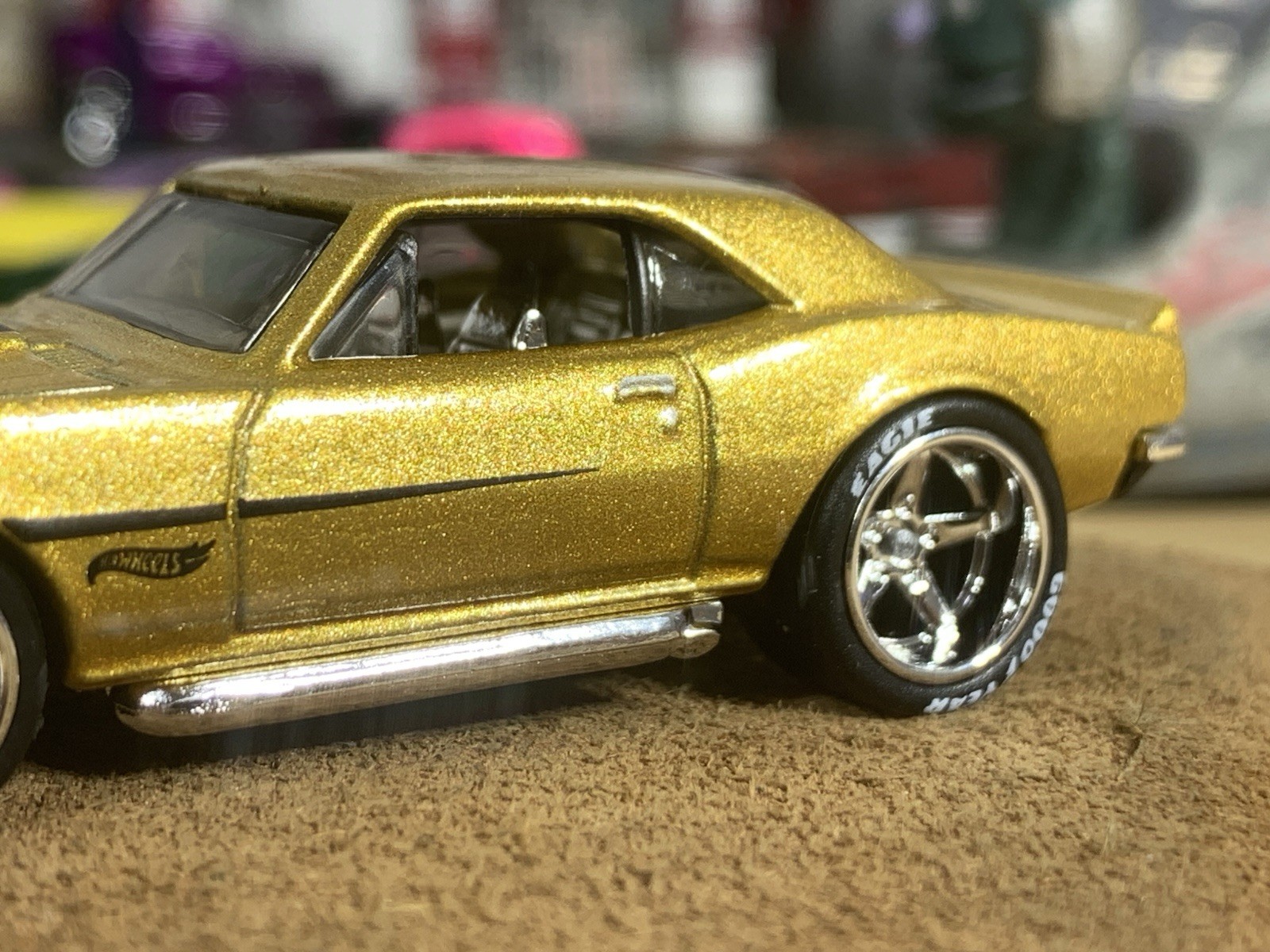 Hot Wheels ’67 Chevy Camaro Custom Wheel Swap Hot Rod Street Machine