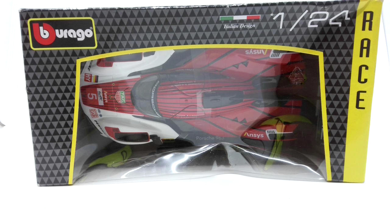Bburago PORSCHE PENSKE 963 GTP – 1:24 Scale – Incredibly Detailed Die-Cast Repli