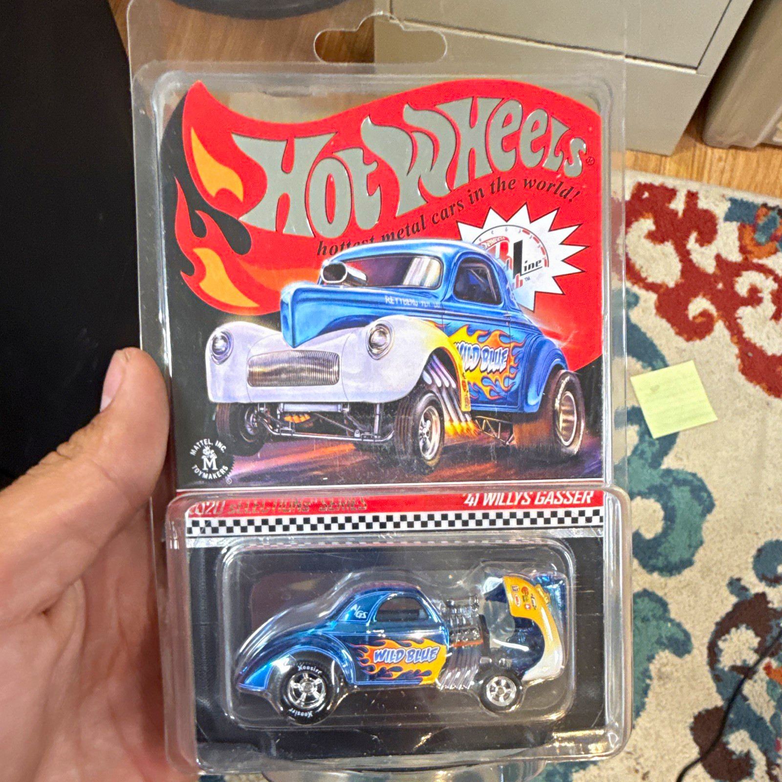 Hot Wheels Hot Rods 1941 Willys 41 Willys Gasser 1:64 Diecast Real Riders