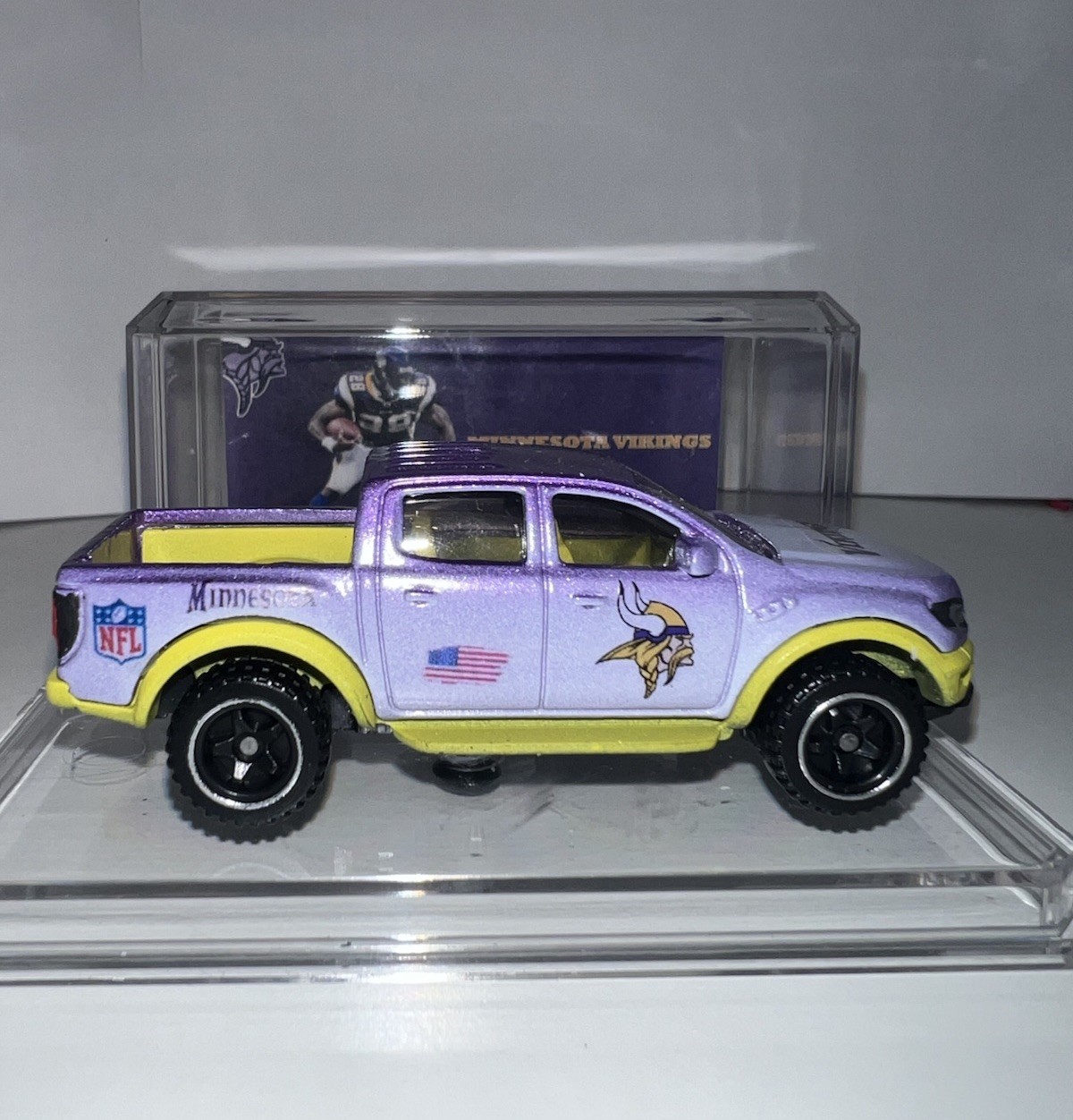 Hot Wheels – ‘19 Ford Ranger Raptor Custom Minnesota Vikings NFL Football
