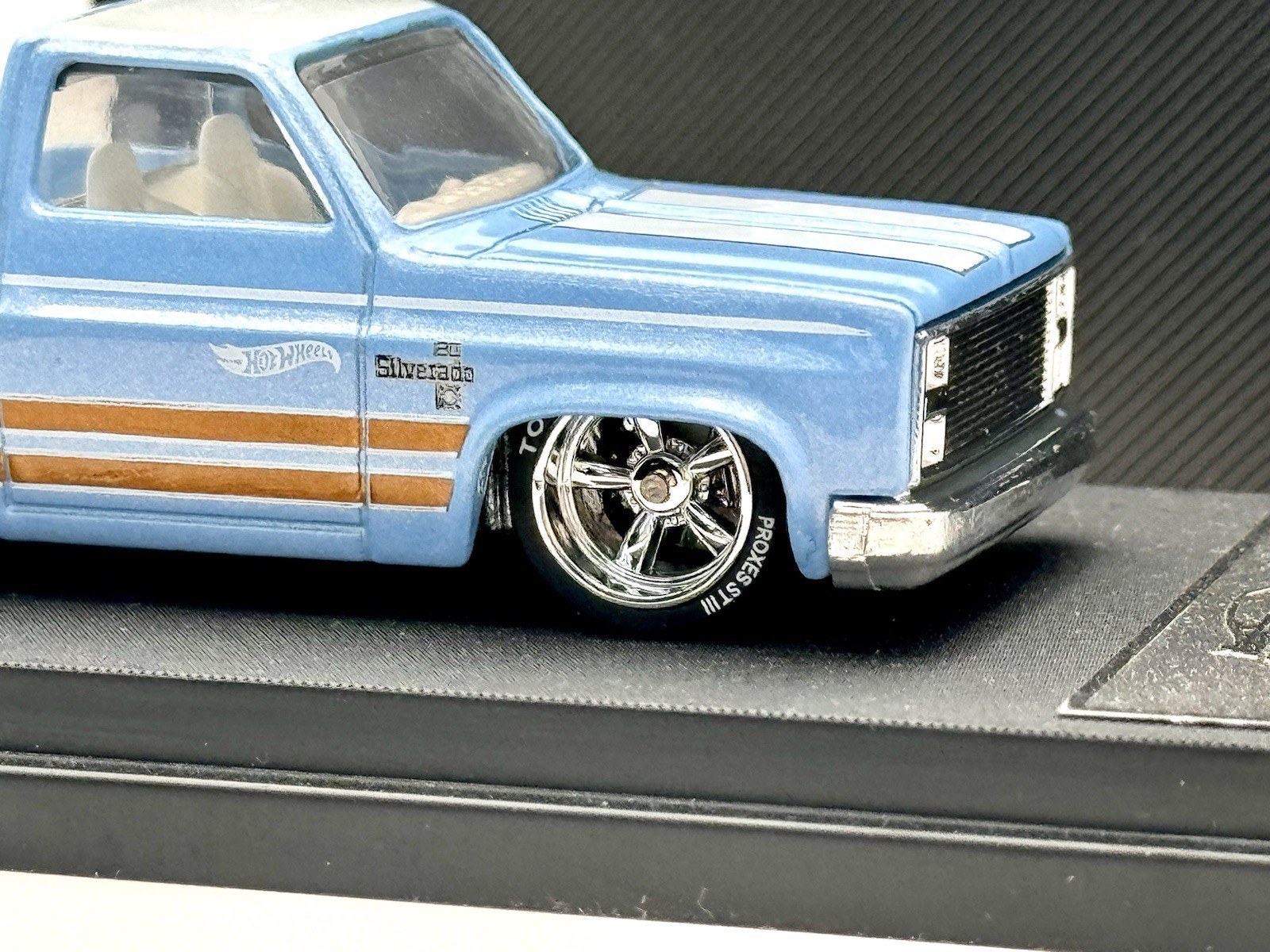NEW 12.7mm 5x PACK For HW 83 Silverado Wheels Rubber Tires 1/64 Chrome Cragars!