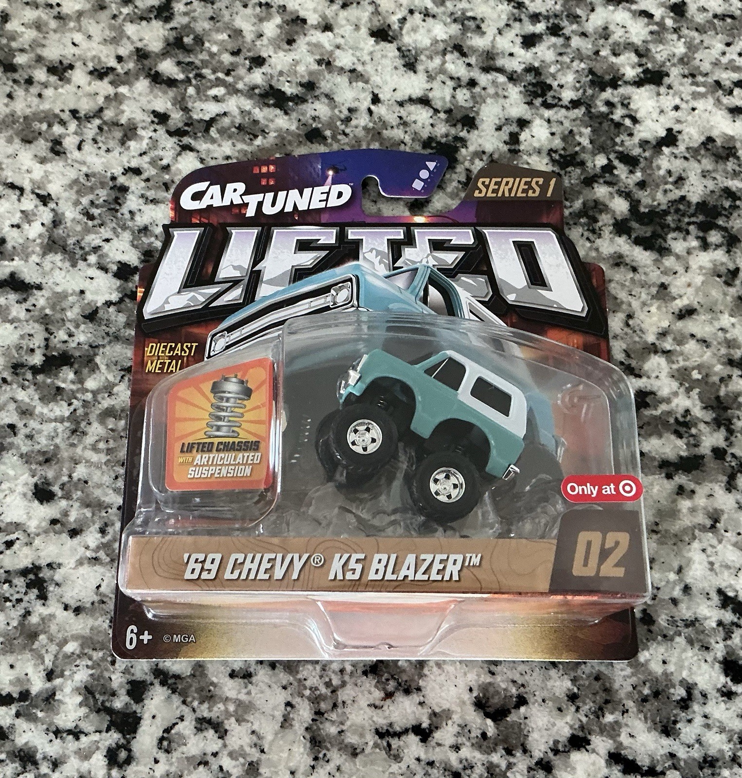 RARE 2026 MGA Entertainment Car Tuned Lifted Light Blue ‘69 Chevy K5 Blazer