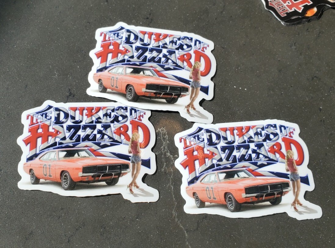 Dukes Of Hazzard STICKERS VARIETY 10 PACK *WORLDWIDE 🌐SHIPPING*
