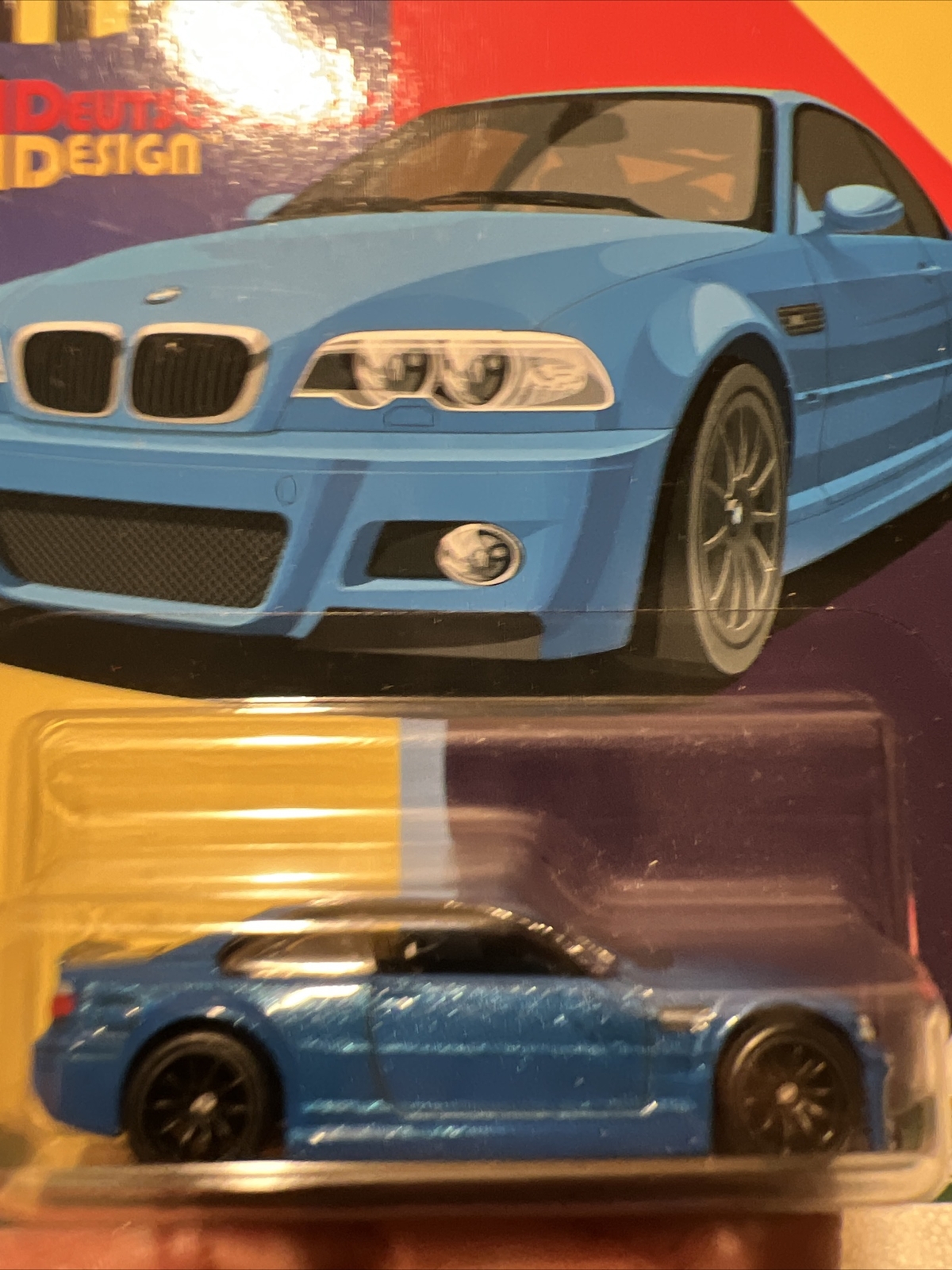 Hot Wheels 1:64 BMW M3 E46 Deutschland Design Diecast Car Model – GRJ72