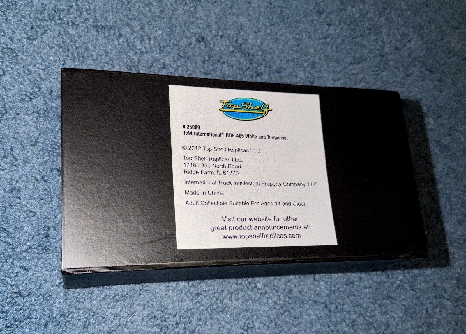 Top Shelf Replicas 1:64 International West Coaster RDF-405 Teal/White / #25009