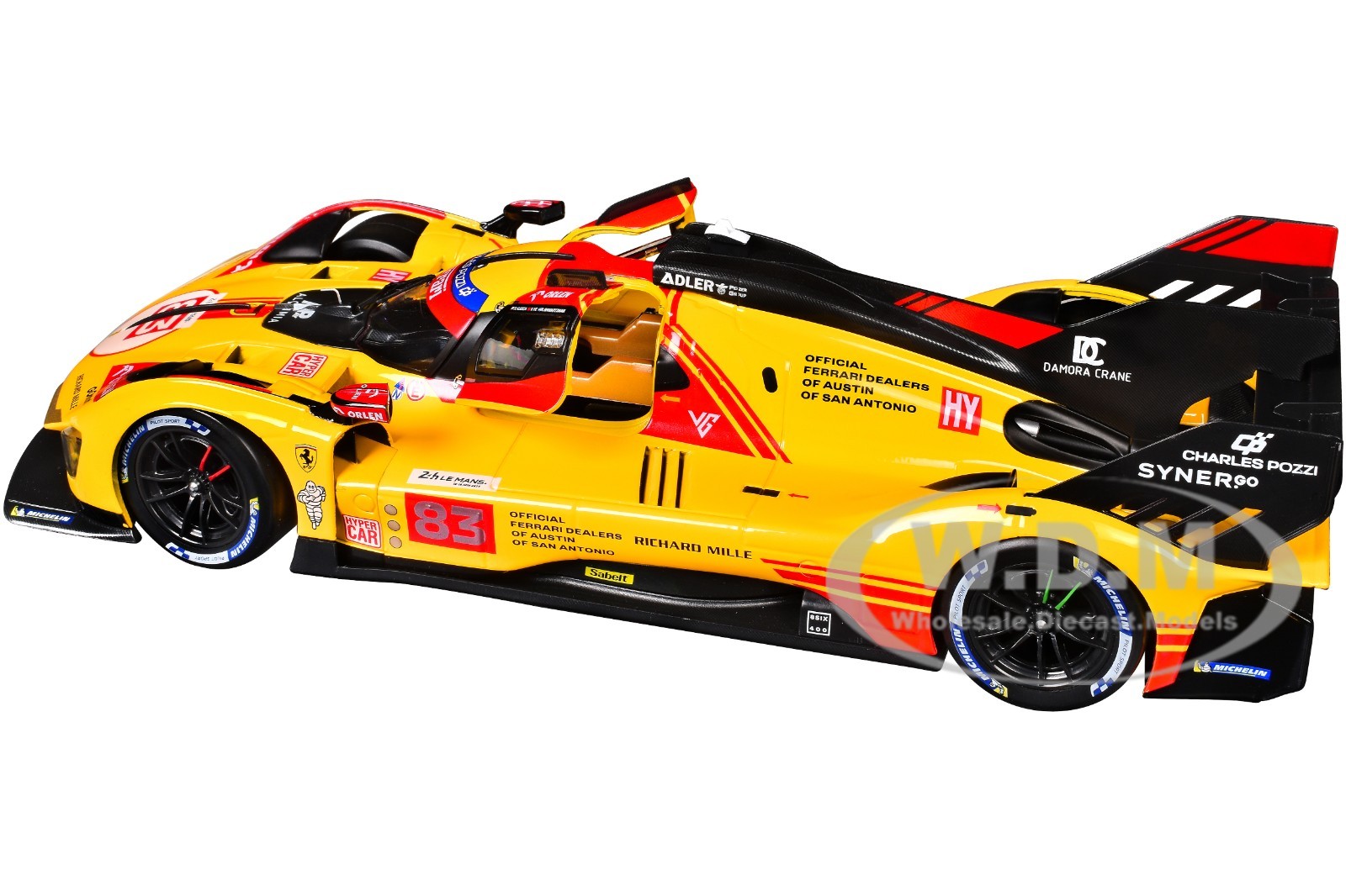 FERRARI 499P #83 “24H OF LE MANS” (2024) 1/18 DIECAST MODEL CAR BY BBURAGO 16304