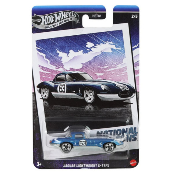 Hot Wheels Jaguar E Type Racing Icons Silver Series 1:64 Diecast