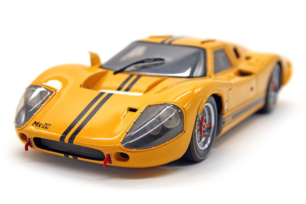 1967 Ford GT40 MKIV (1:18 ) “Le Mans 24H Test Car” Yellow Diecast (LOOSE), Exoto