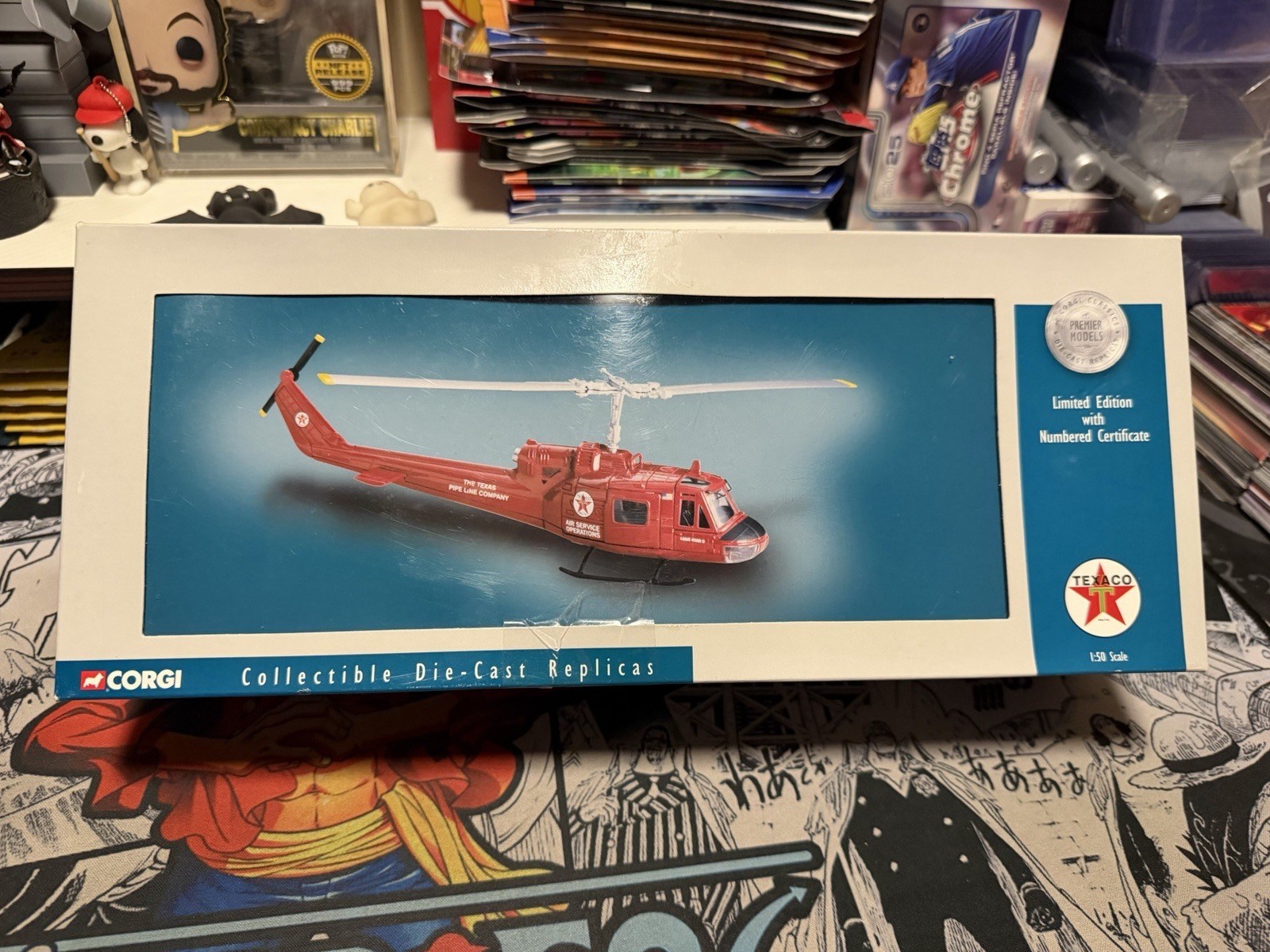 Corgi Huey Iroquois Helicopter Texas Pipeline Texaco 1:50 Limited Ed.