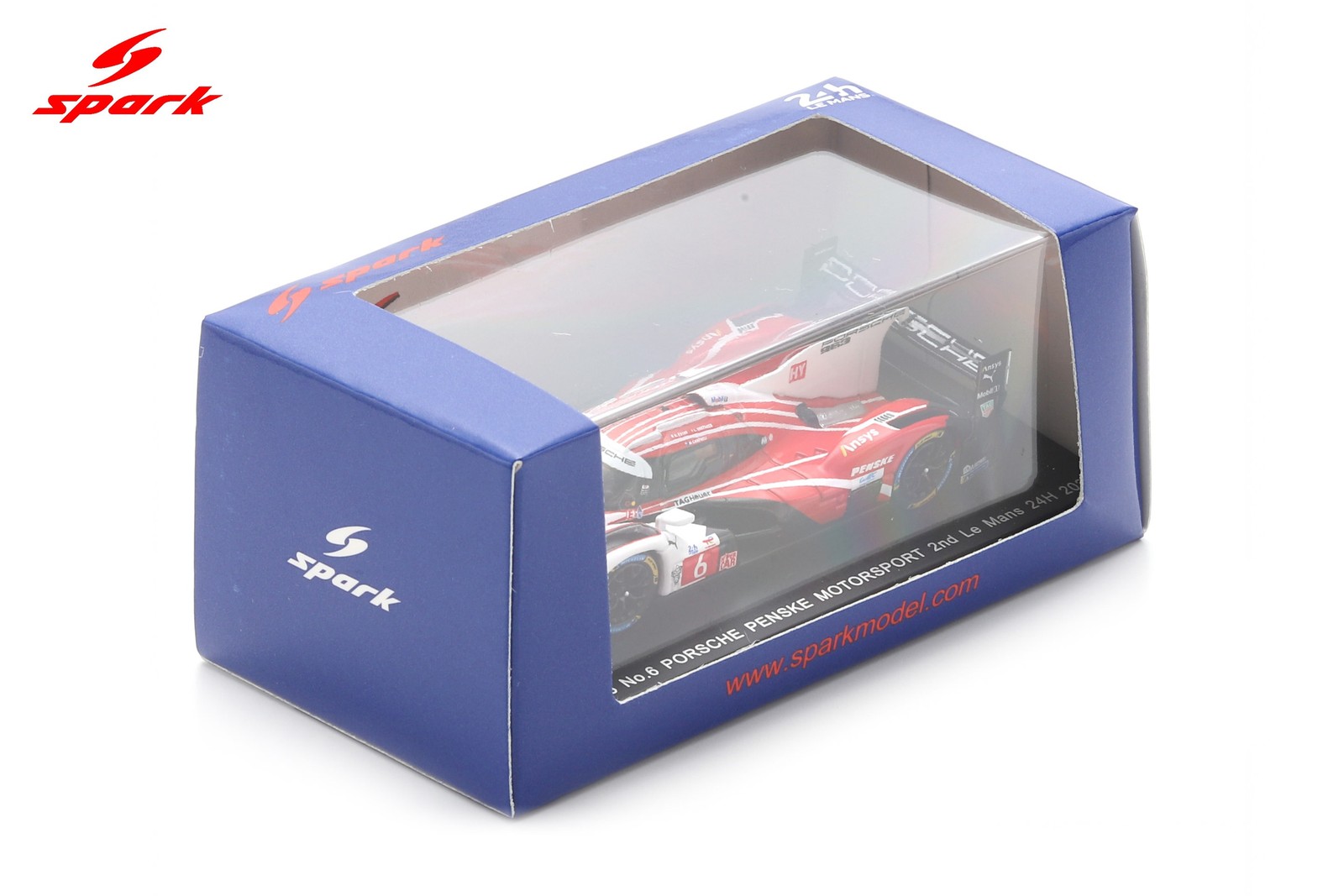 Spark 64S064 1/64 Porsche 963 No.6 PENSKE MOTORSPORT 2nd Le Mans 24H 2025