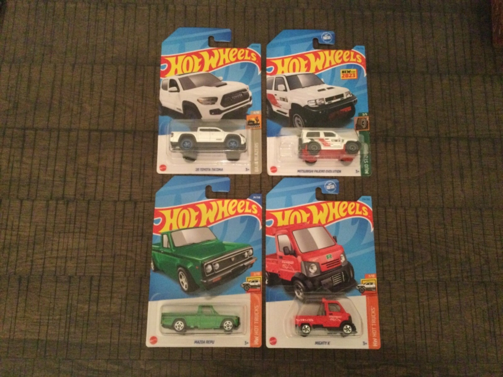 HOT WHEELS JDM Random lot of 4 Nissan Subaru Mazda Honda Toyota Acura Mitsubishi