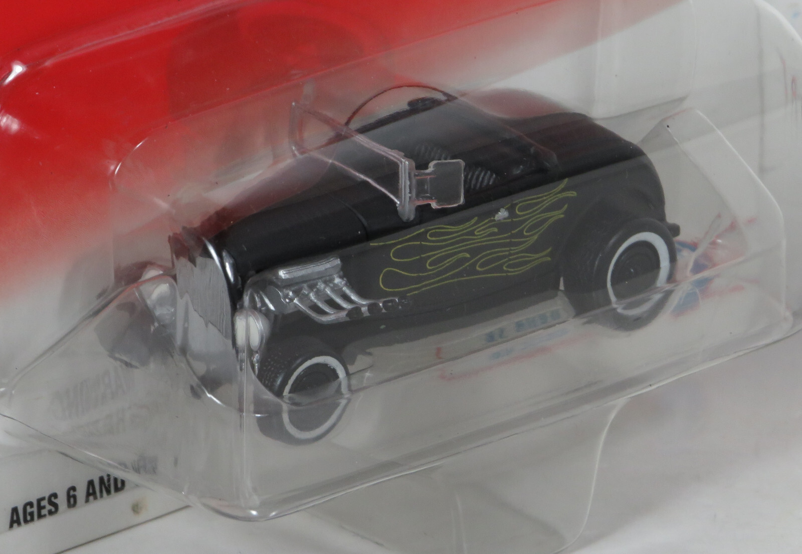 Johnny Lightning Retro Rods 1932 Ford Hi-Boy 32 Rat Rod Black Primer Car 1:64 S