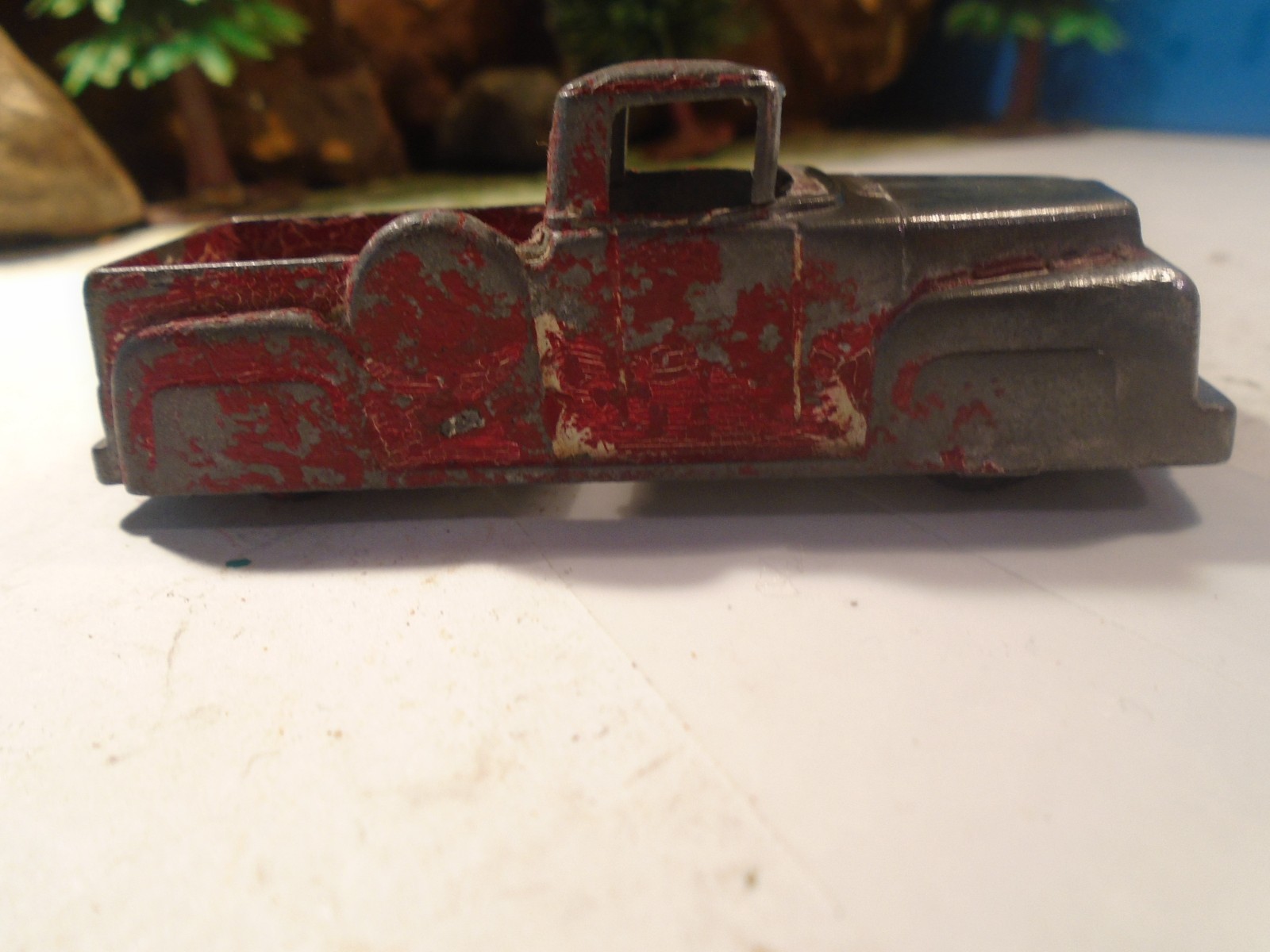 MIDGETOY VINTAGE 1/64 SCALE DIECAST PICKUP TRUCK , PARTS OR RESTORE 1-185-1