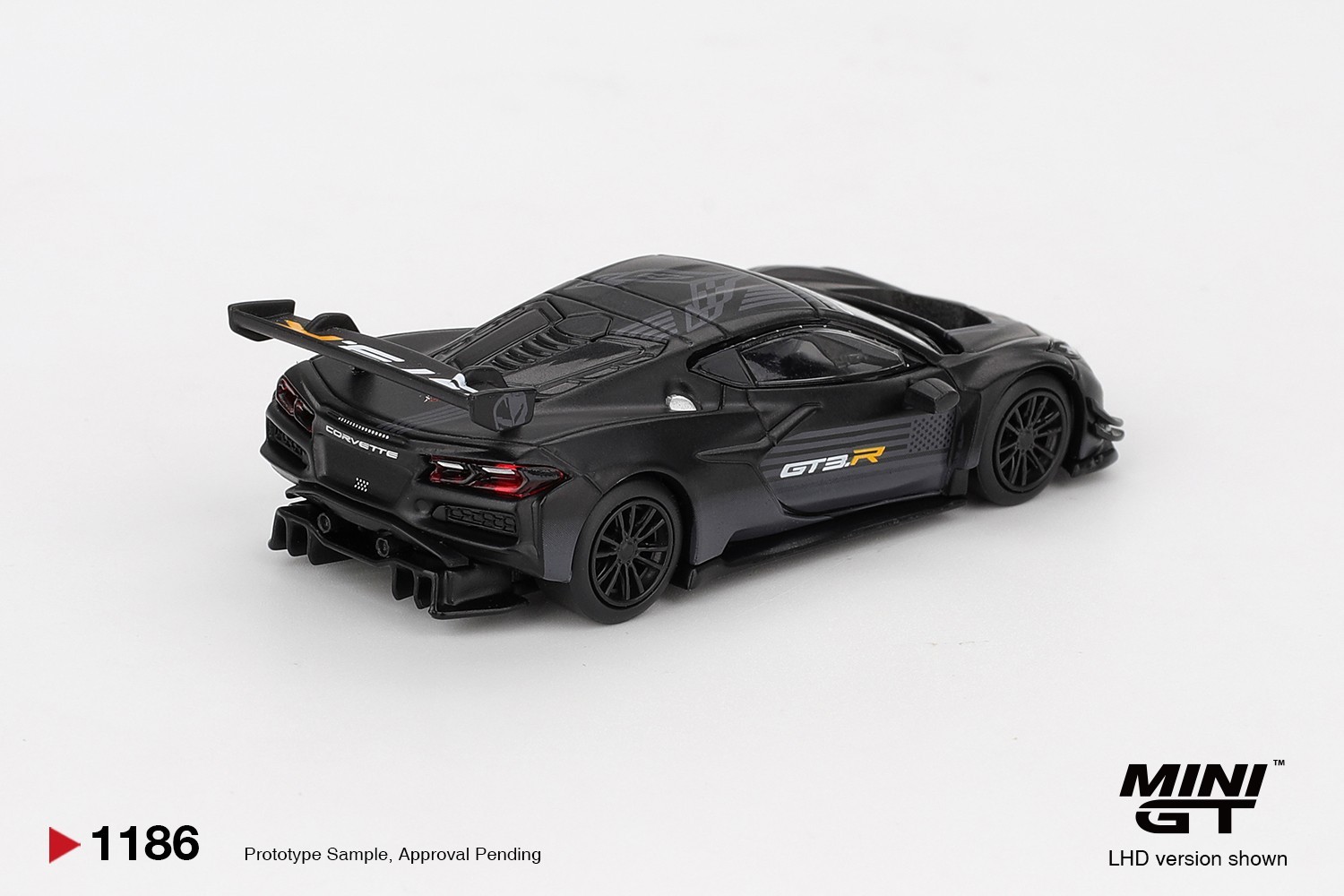Chevrolet Corvette Z06 GT3.R – Black Diecast 1:64 Scale Model – TSM MGT01186