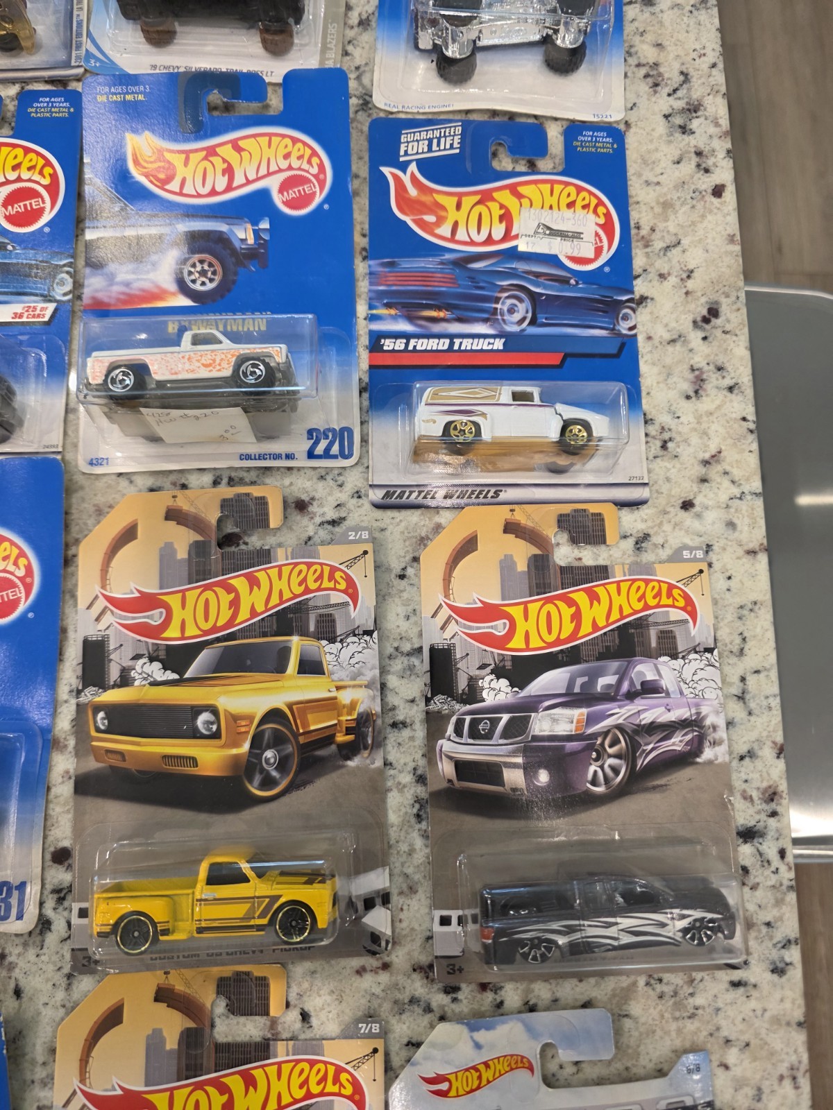 Hot Wheels Truck Lot of 20 Dodge Ram Chevy Nissan Ford Pickup Silverado