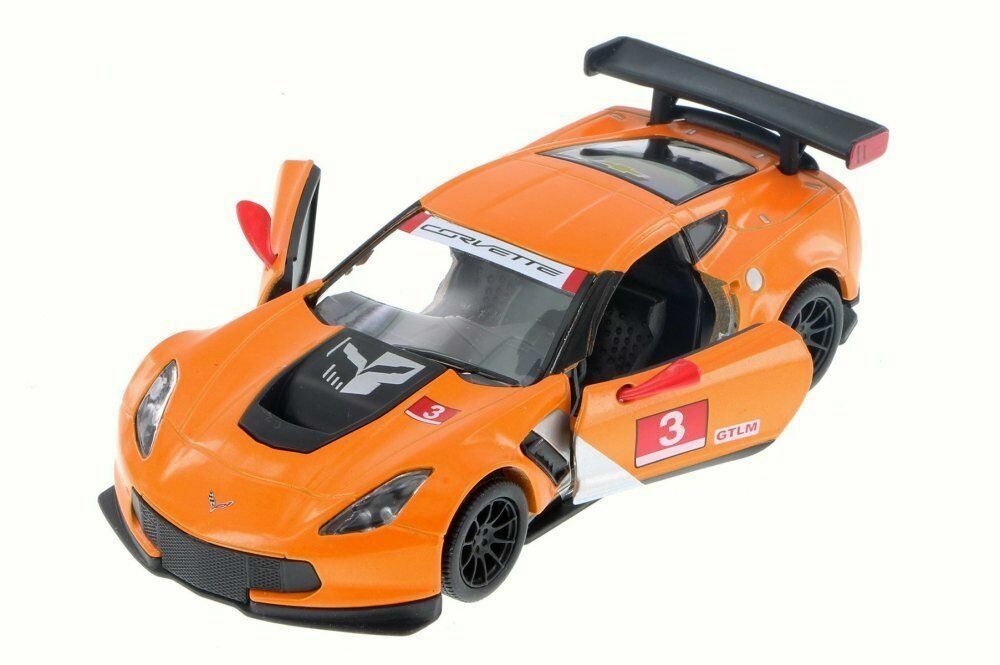 2016 Chevrolet Corvette C7.R, Chevy Corvette C7 R, Diecast Toy Car, 5”, 1/36