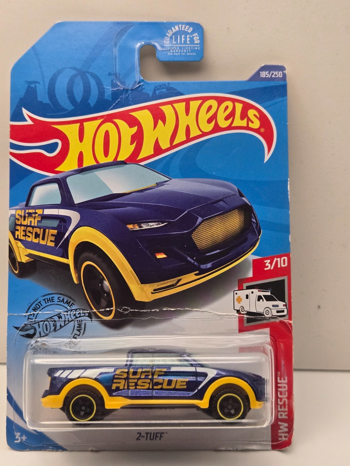 HOT WHEELS RESCUE, 2-TUFF, 185/250, GHC60-D9C0K, BLUE