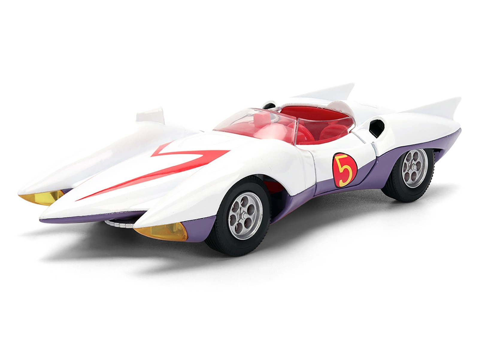 MACH 5 WHITE “SPEED RACER” 1/32 DIECAST MODEL CAR BY JADA 35882