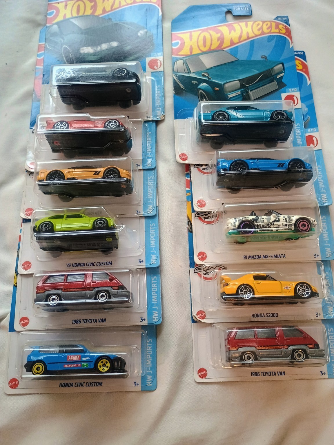 Hot Wheels HW J-Imports Lot of 11 Acura Integra NSX Skyline S2000 Miata