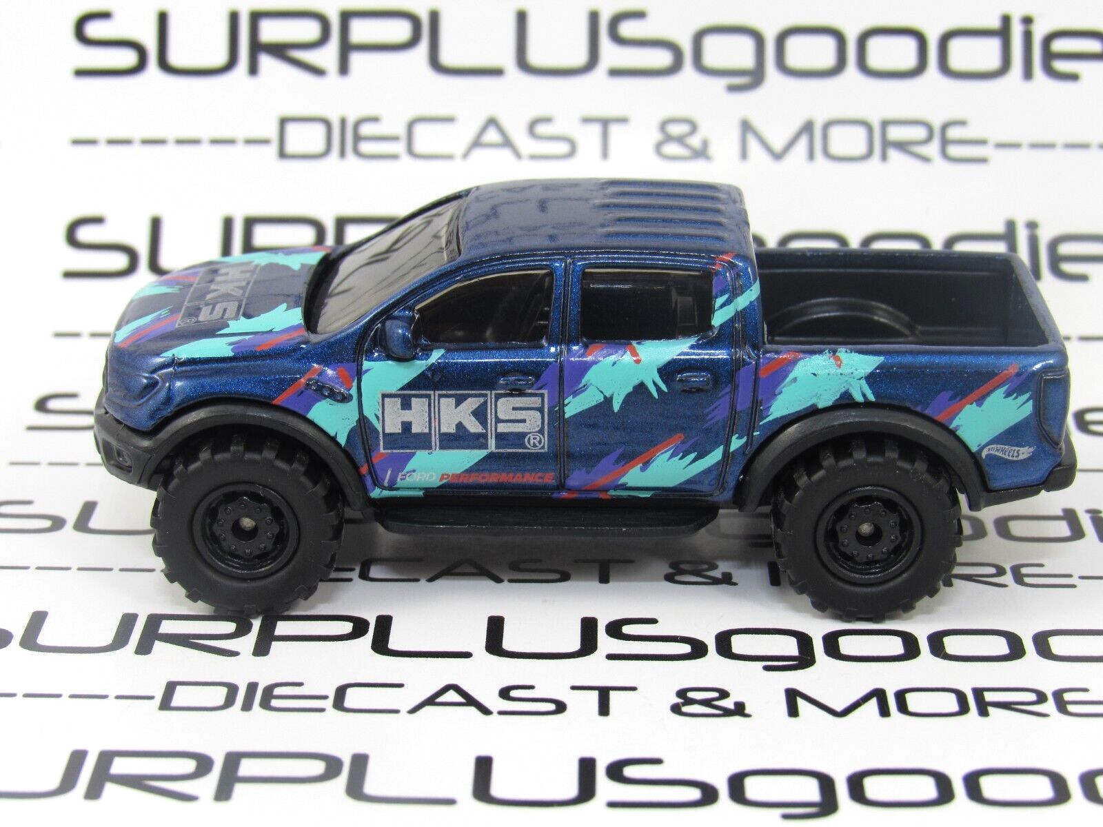 Hot Wheels LOOSE 2019 ’19 FORD RANGER RAPTOR HKS Custom Swap w/Real Riders