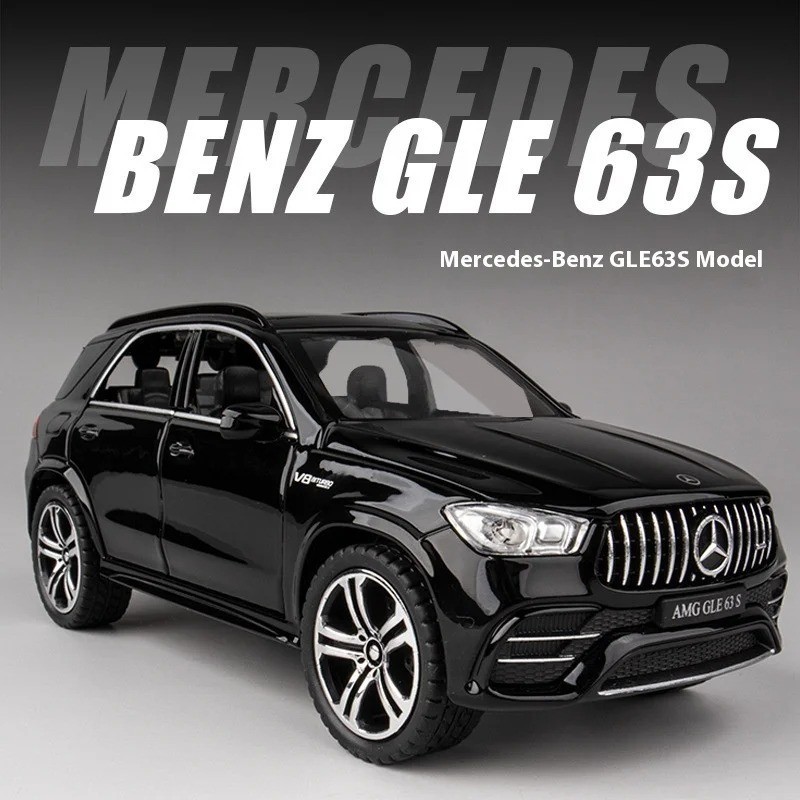 1:32 Scale Mercedes AMG GLE63 Alloy Diecast SUV Car Model Sound/Light Gift NEW