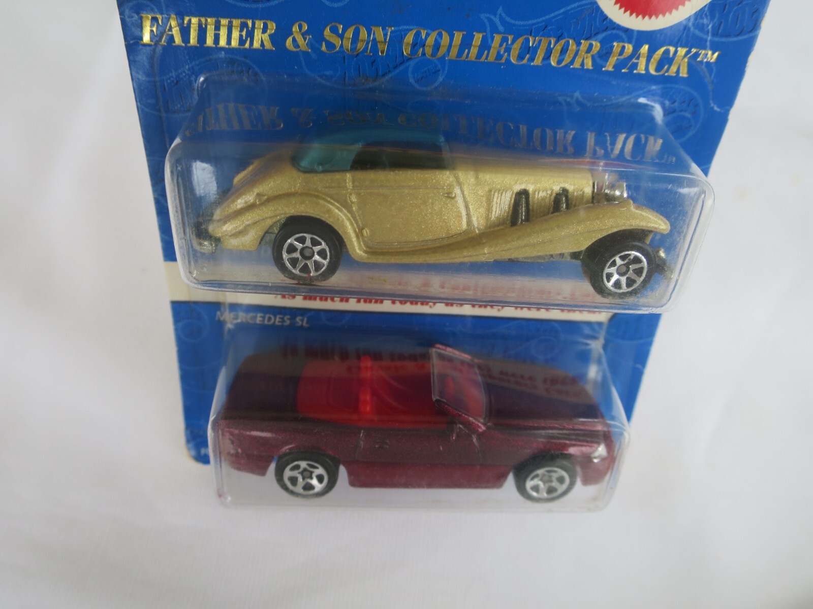 1995 Hot Wheels Avon Exclusive Father & Son Mercedes 540K and SL