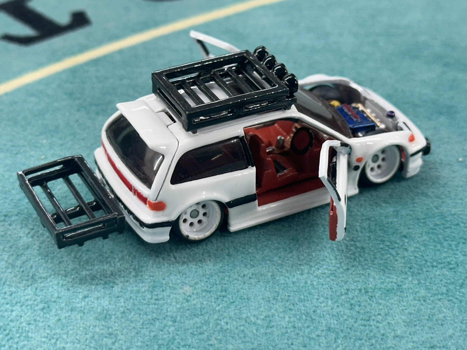 Hot Wheels 2013 Honda Civic EF professional Custom Build, Doors Open And More!