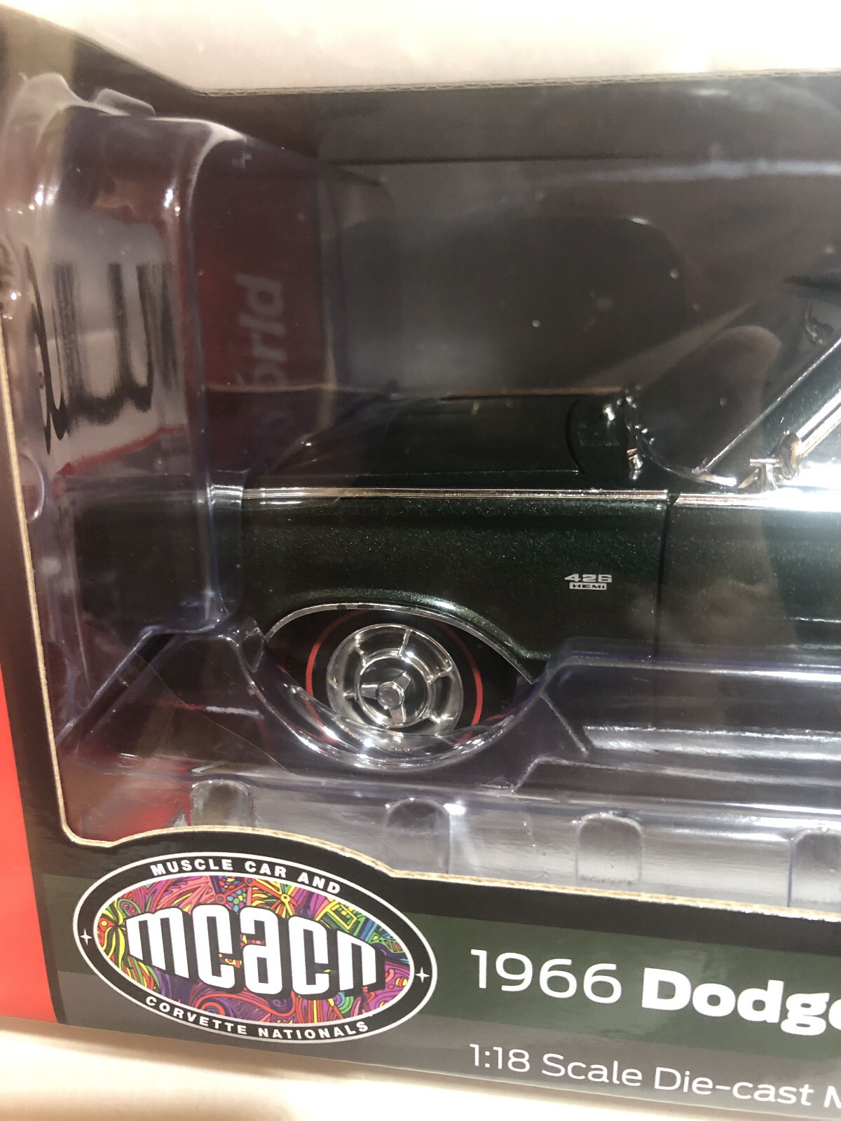 1966 Dodge Charger GREEN 1:18 1320