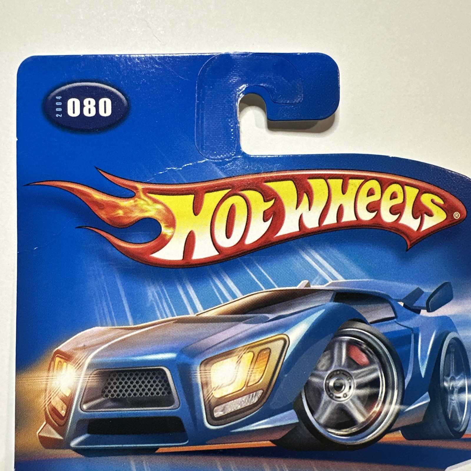 2004 Hot Wheels #80 First Editions 80/100 DODGE TOMAHAWK Silver wBlk/Chrome rim