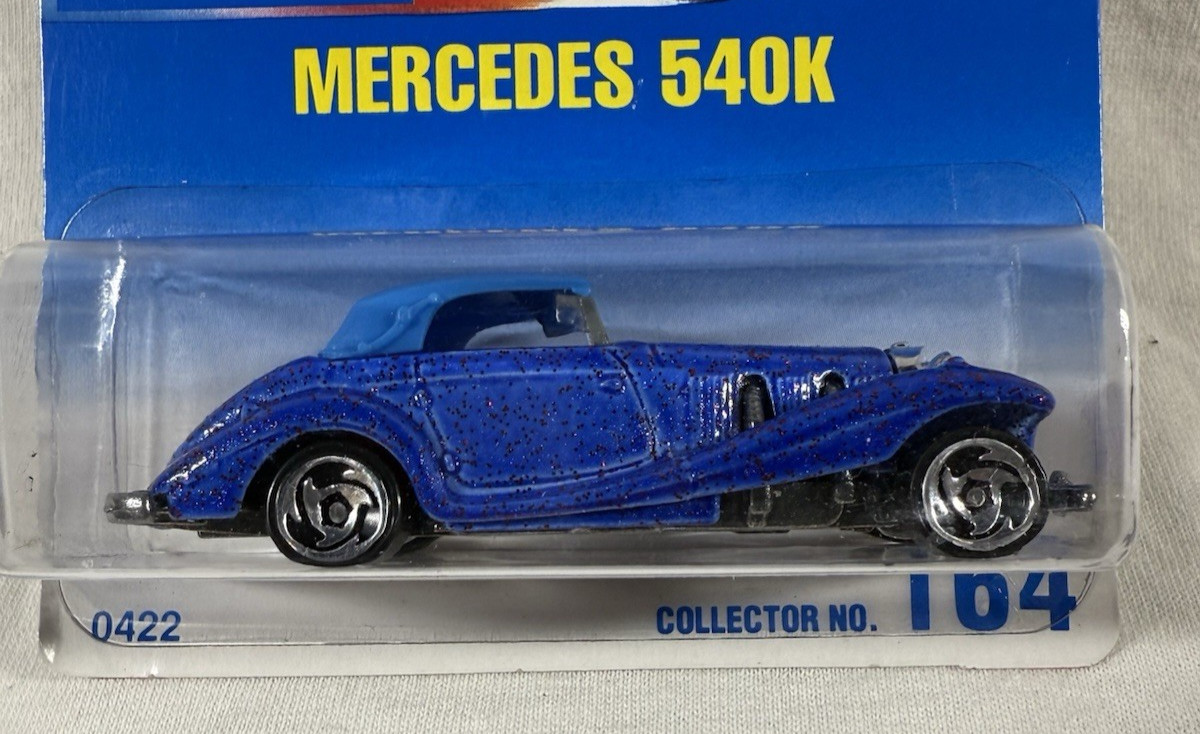 Hot Wheels 1992 Mercedes 540K Col. #164 (Razor Hub Wheels)