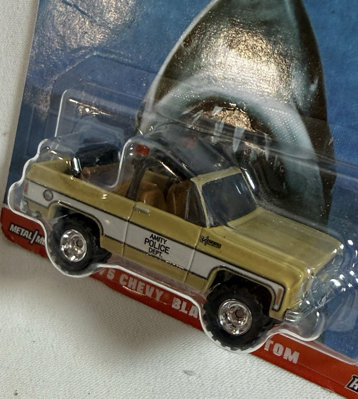 2023 Hot Wheels Jaws Movie 1975 Chevy Blazer Custom Truck Amity Police Dept.