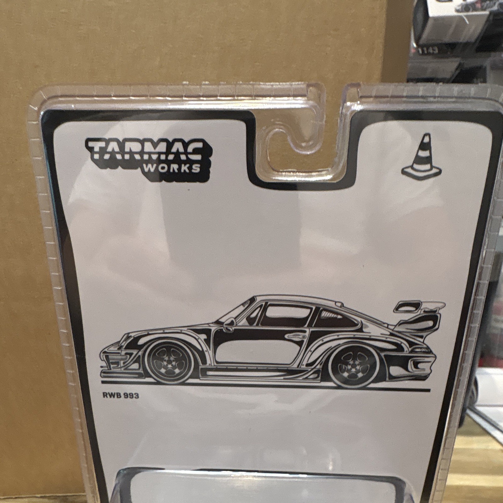 Tarmac Works HOBBY64 RWB 993 Porsche 1:64 Black/White Diecast Unopened
