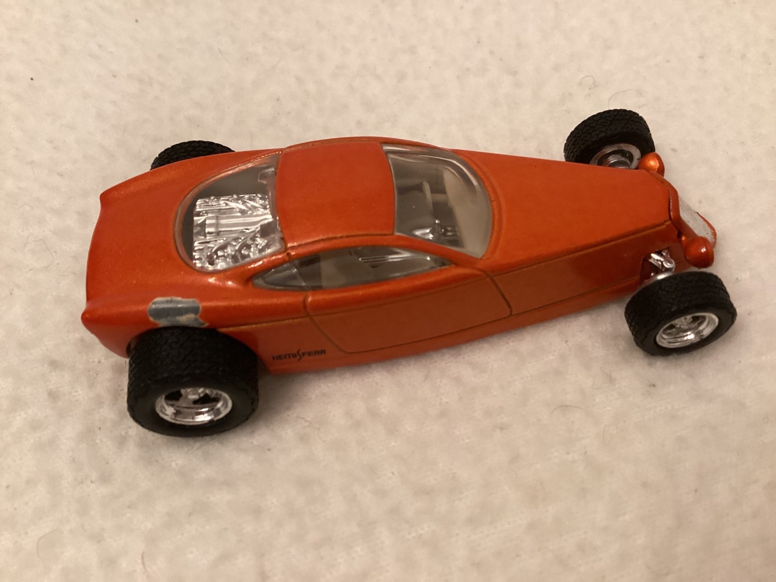 Hot Wheels ~ Golden Submarine Chase Nice ~ Hemisfear & 32 Ford Missing Parts RR