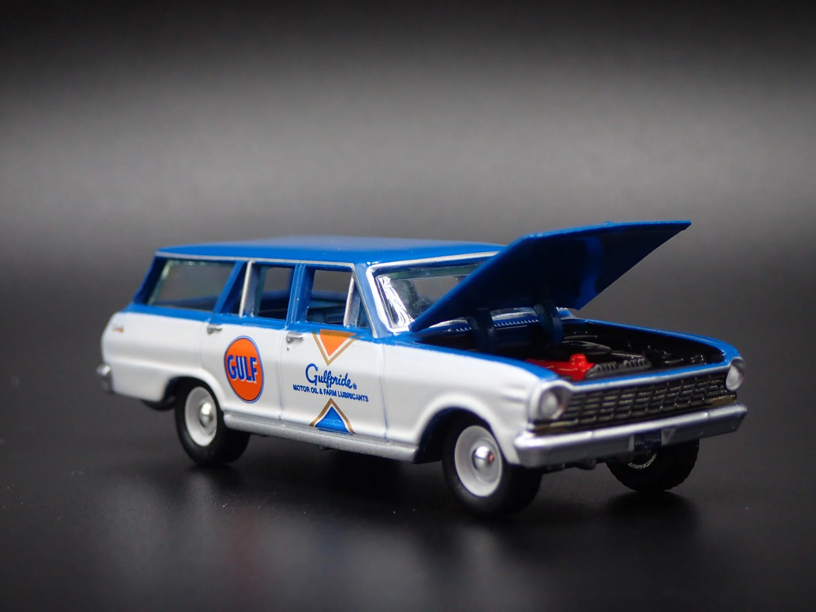 1963 63 CHEVY CHEVROLET NOVA II 400 STATION WAGON 1:64 SCALE DIECAST MODEL CAR