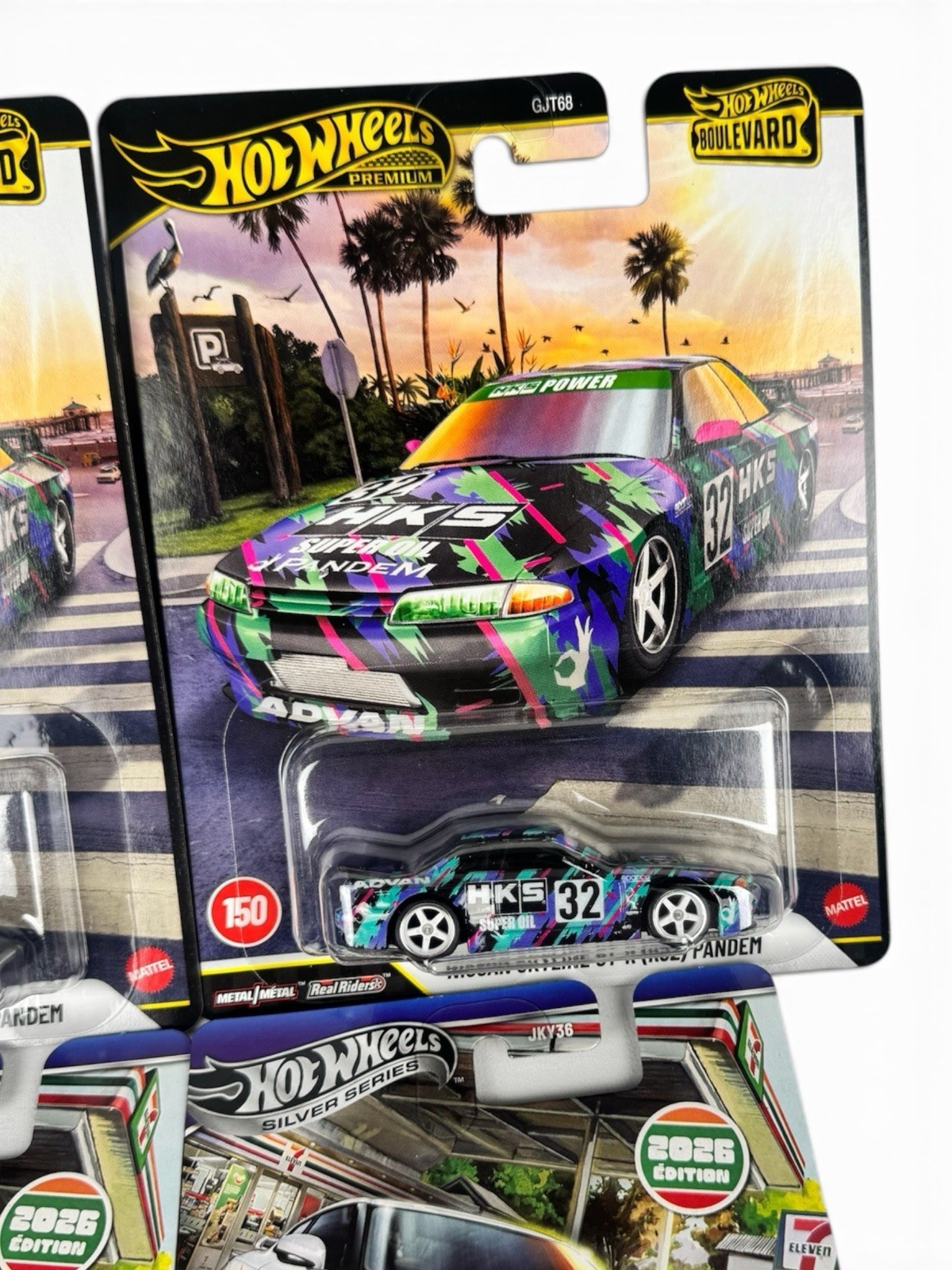 4 GTR LOT – Hot Wheels Boulevard #150 Nissan Skyline R32 Pandem + 7 Eleven R35