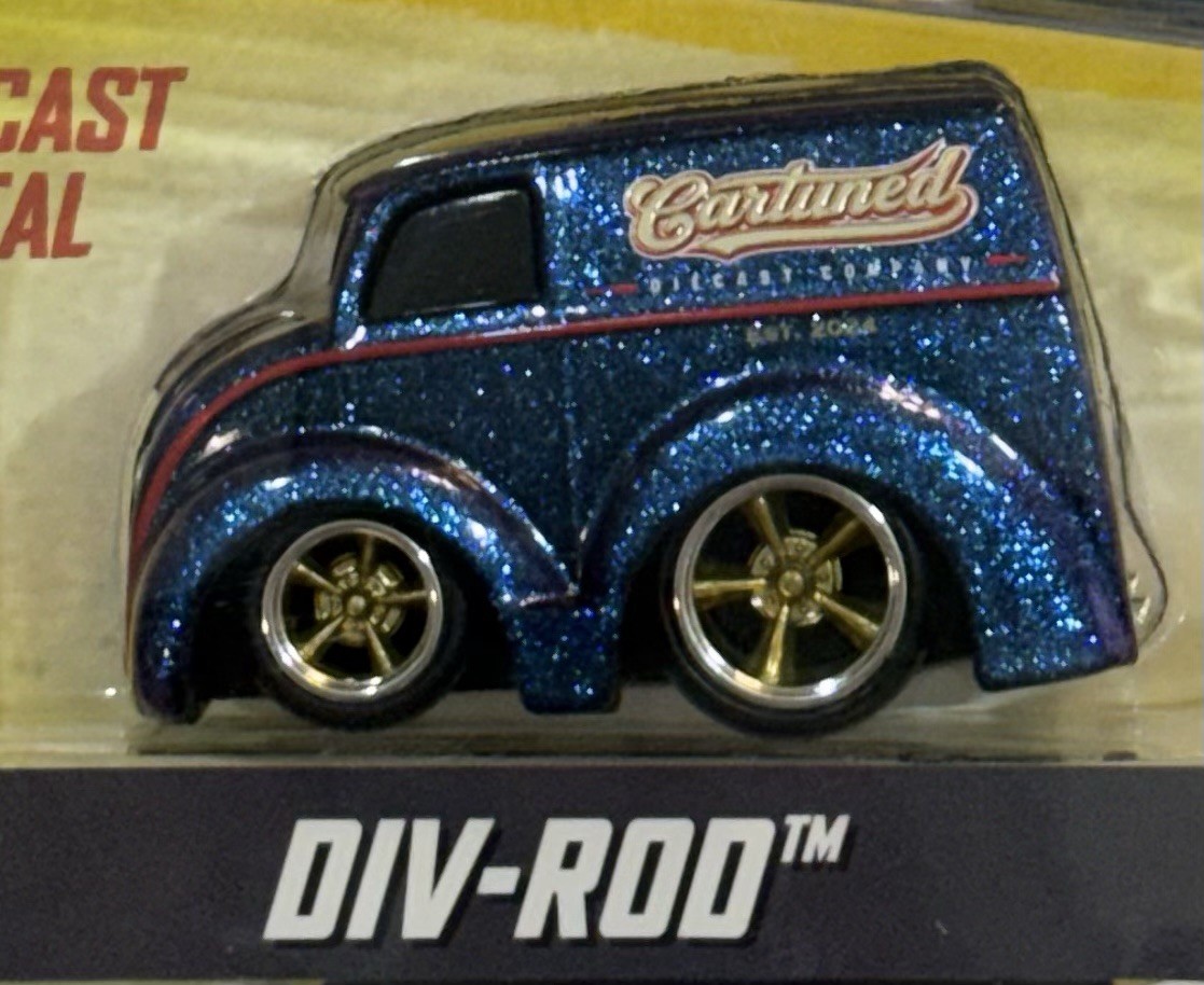 Car Tuned Entertainment DIV-ROD Series 10 Hot Rod 01 Diecast Metal BLUE