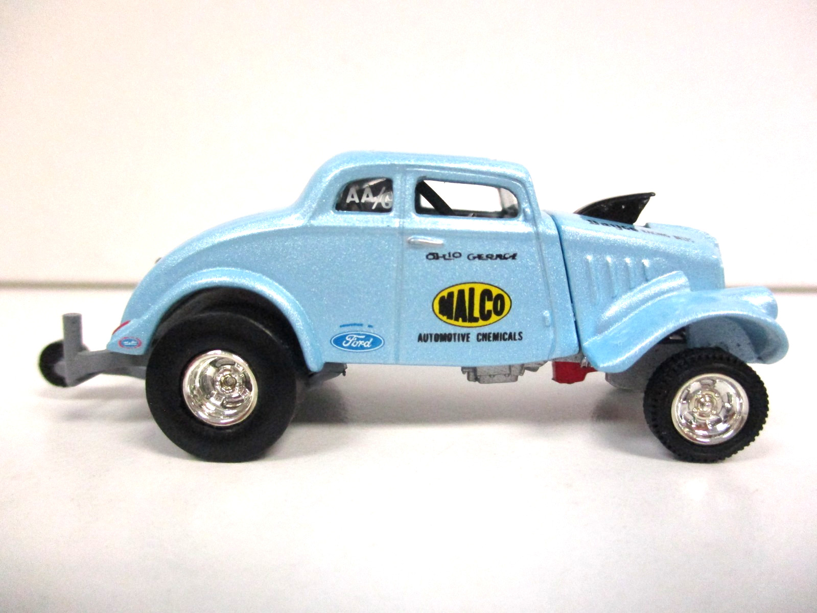 HOT WHEELS – “OHIO” GEORGE MONTGOMERY 1933 WILLYS GASSER DRAG CAR – REAL RIDERS