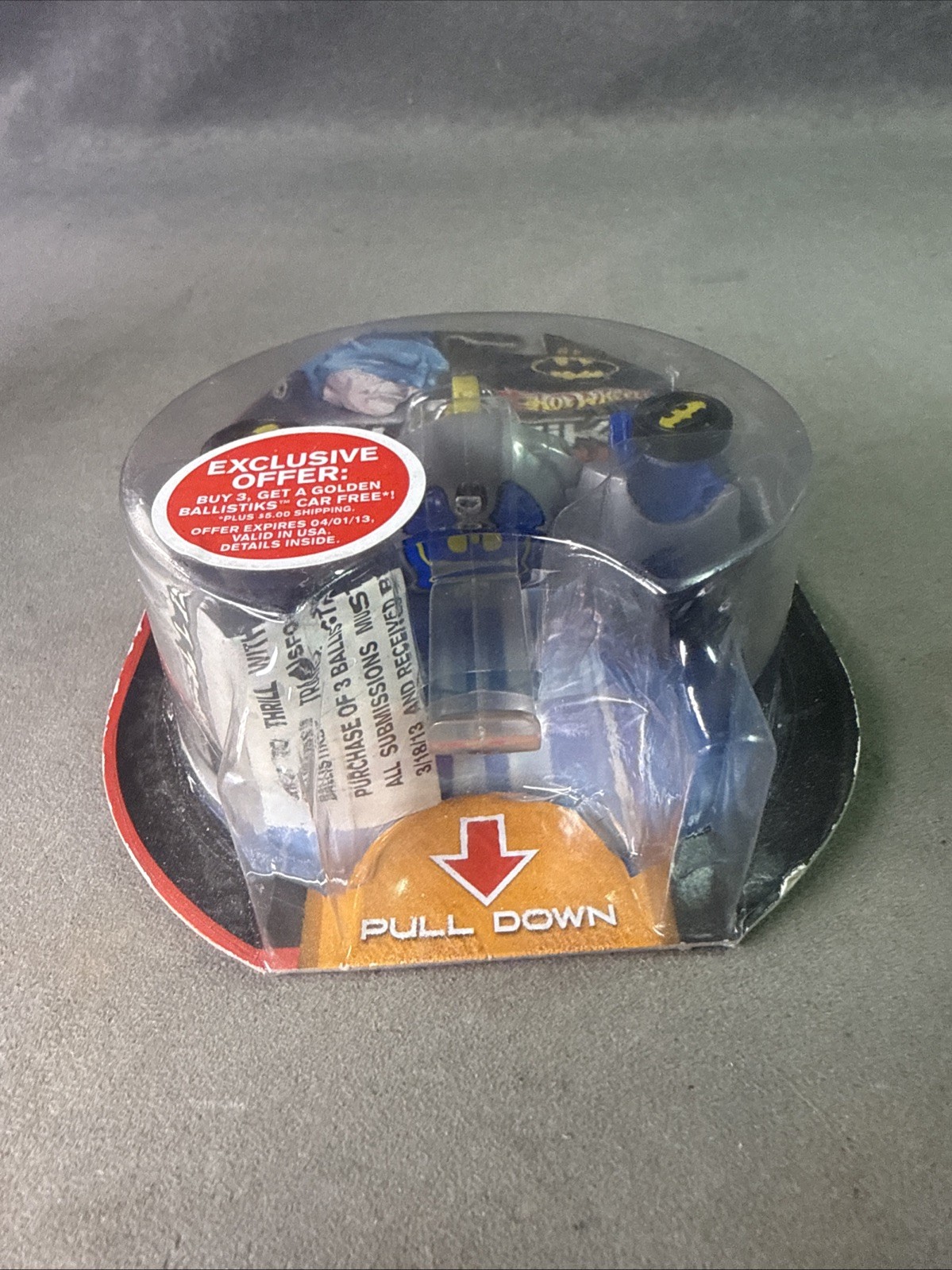 Hot Wheels Ballistiks Batman Blue and Yellow New